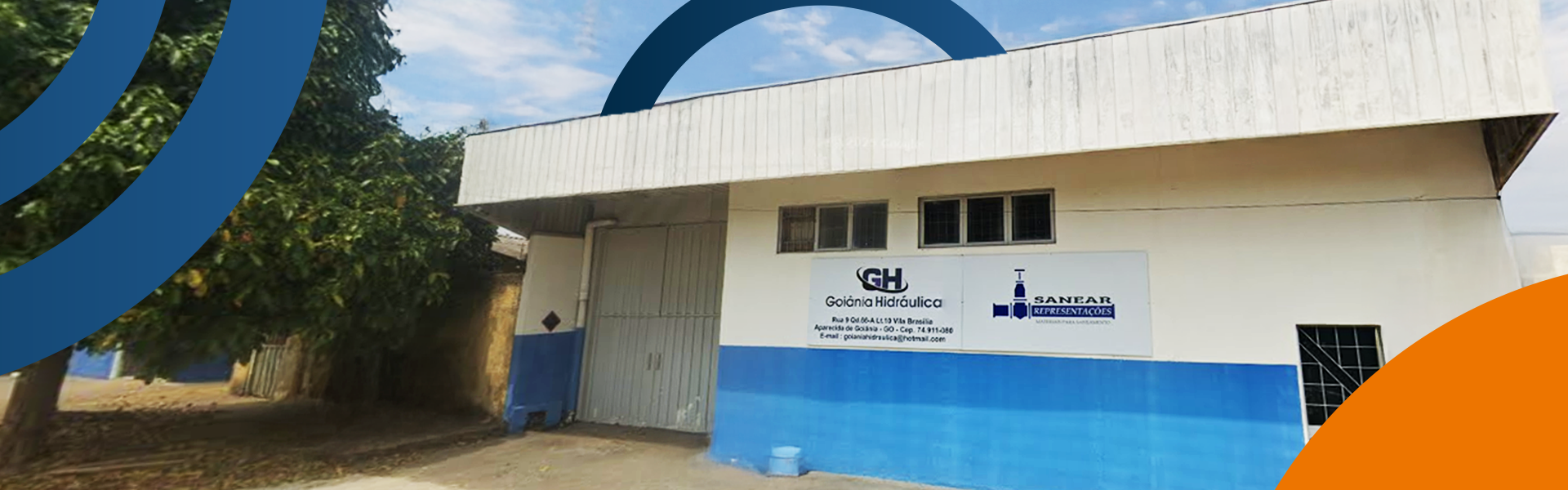 Fachada da empresa Goiânia Hidráulica